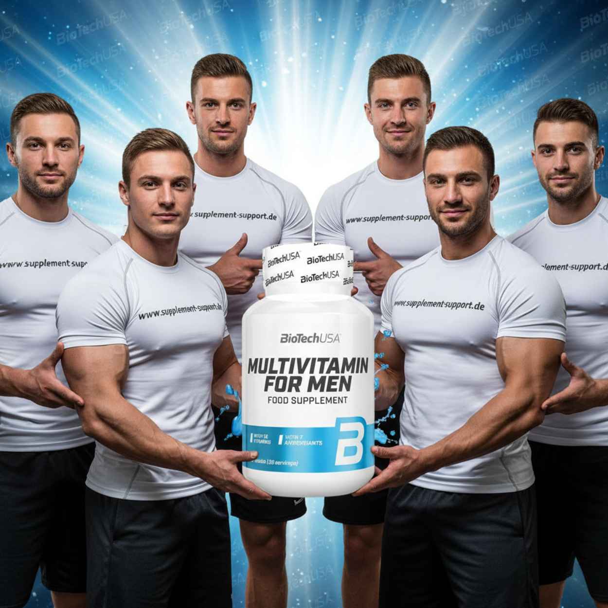 Multivitamines BioTech USA pour hommes - 60 gélules