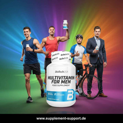 Multivitamines BioTech USA pour hommes - 60 gélules
