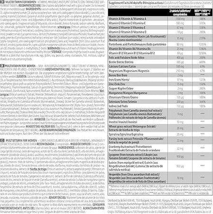 BioTech USA Multivitamin for Women - 60 Caps - Supplement Support