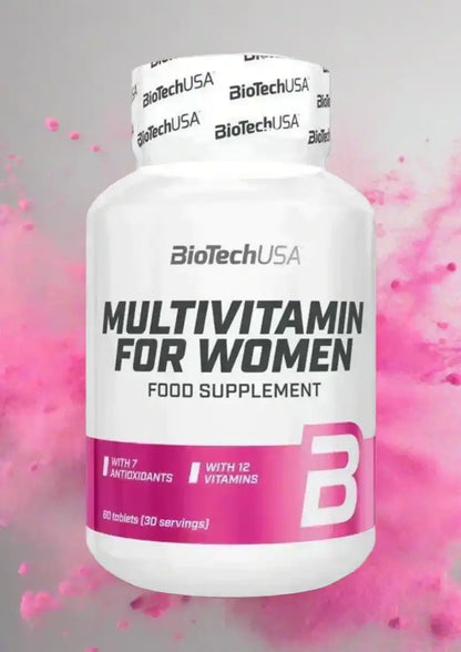 BioTech USA Multivitamin for Women - 60 Caps - Supplement Support