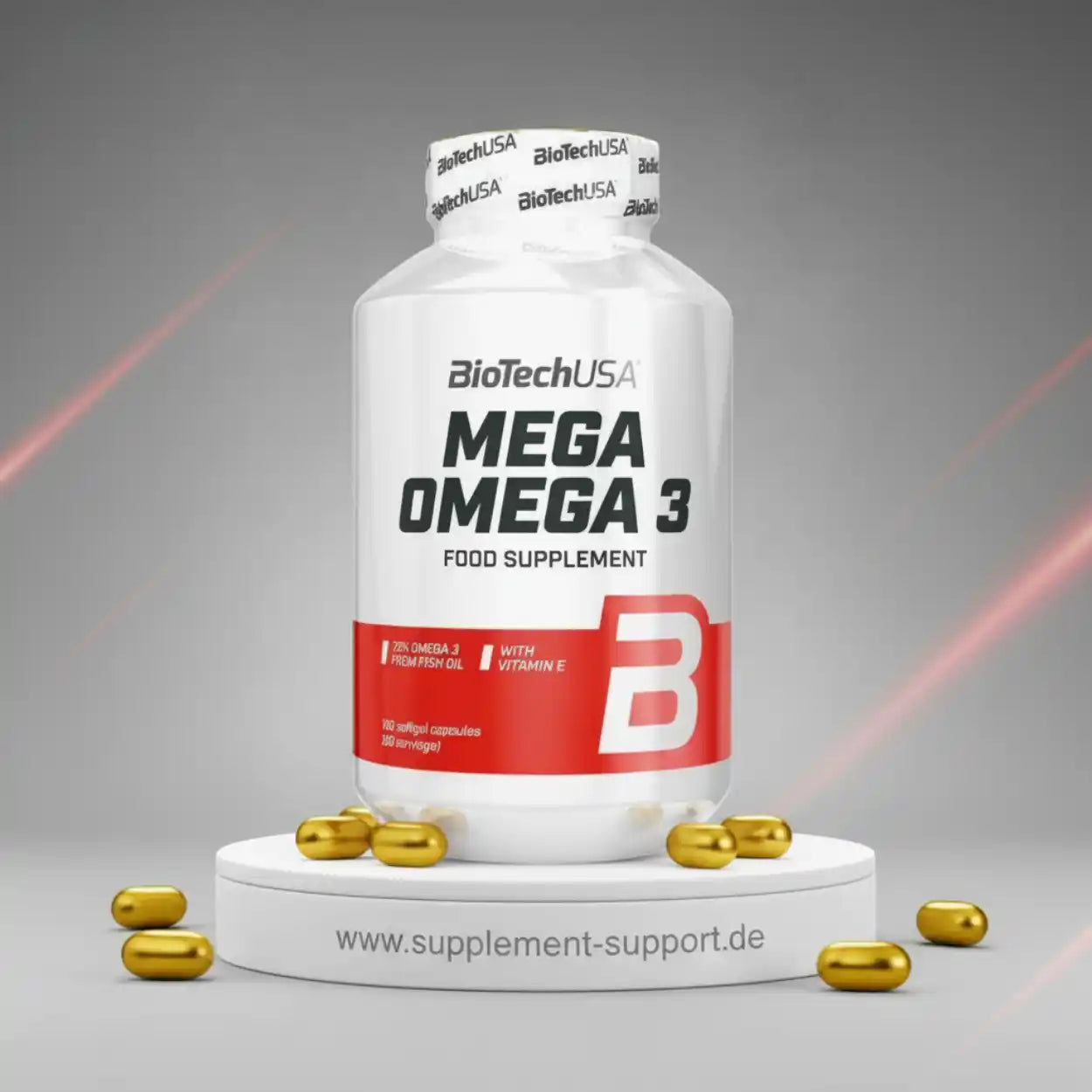 BioTech USA 70% Omega 3 180x500mg
