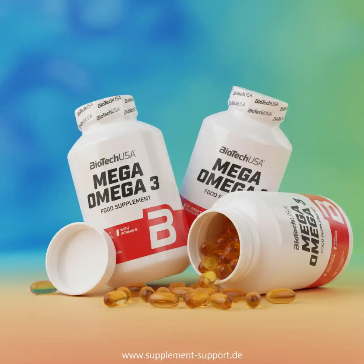 BioTech USA 70% Omega 3 180x500mg