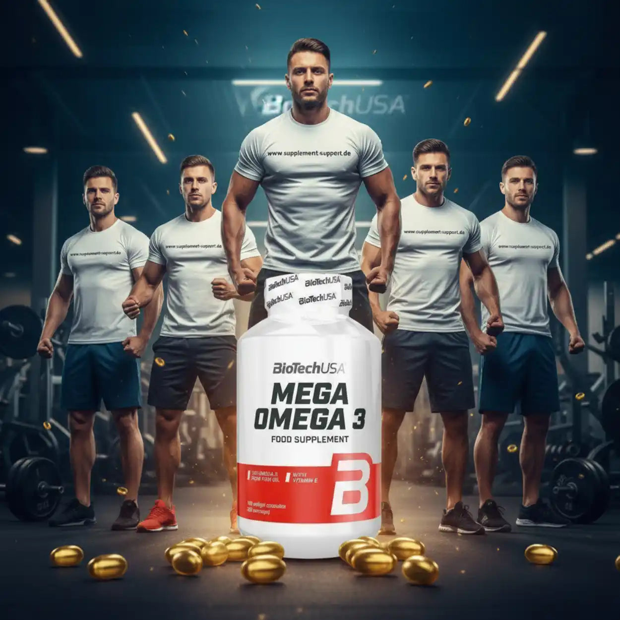 BioTech USA 70% Omega 3 180x500mg