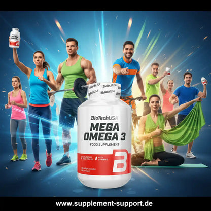BioTech USA 70% Omega 3 180x500mg
