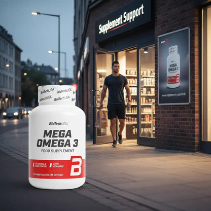 BioTechUSA Mega Omega 3 Nahrungsergänzungsmittel vor Supplement Support Shop