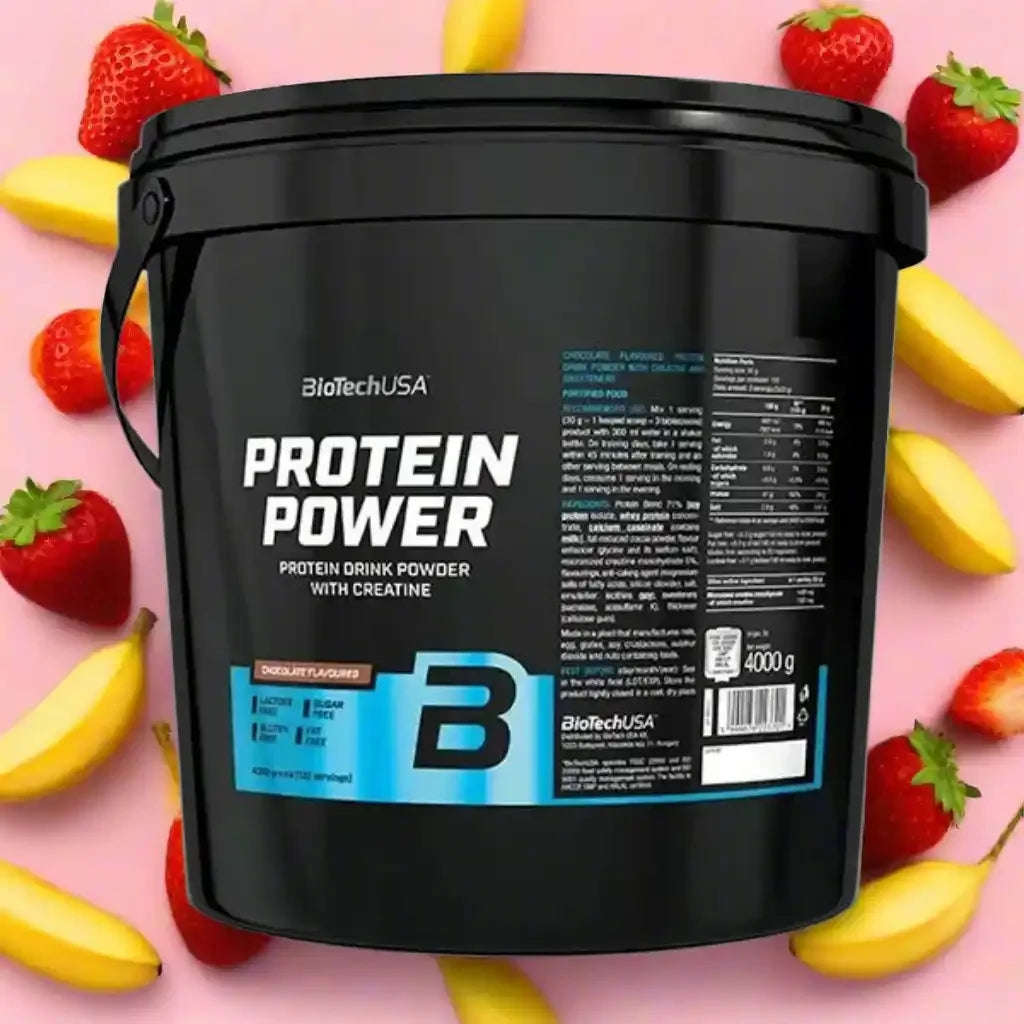 BioTech USA Protein Power, 4000 g Eimer - Supplement Support