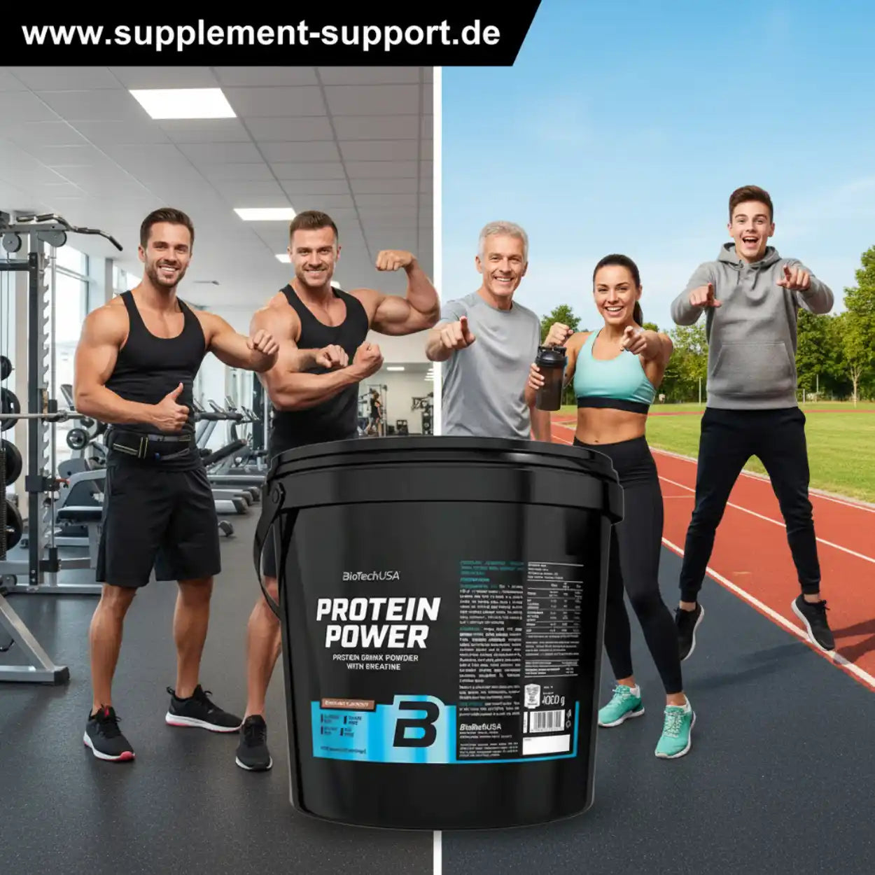 BioTech USA Protein Power, 4000g bucket