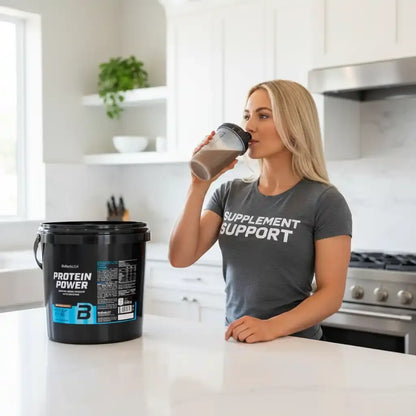 BioTech USA Protein Power, 4000g Eimer - Supplement Support