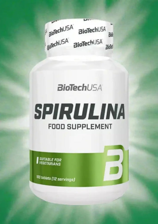 BioTech USA Spirulina, 100 Tabletten - Supplement Support