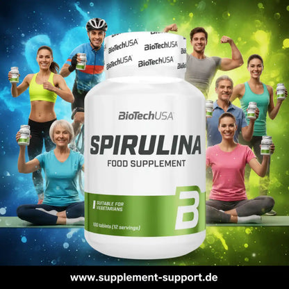 Spiruline BioTech USA, 100 comprimés