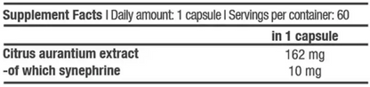 BioTech USA Synephrine 60 Kapseln - Supplement Support