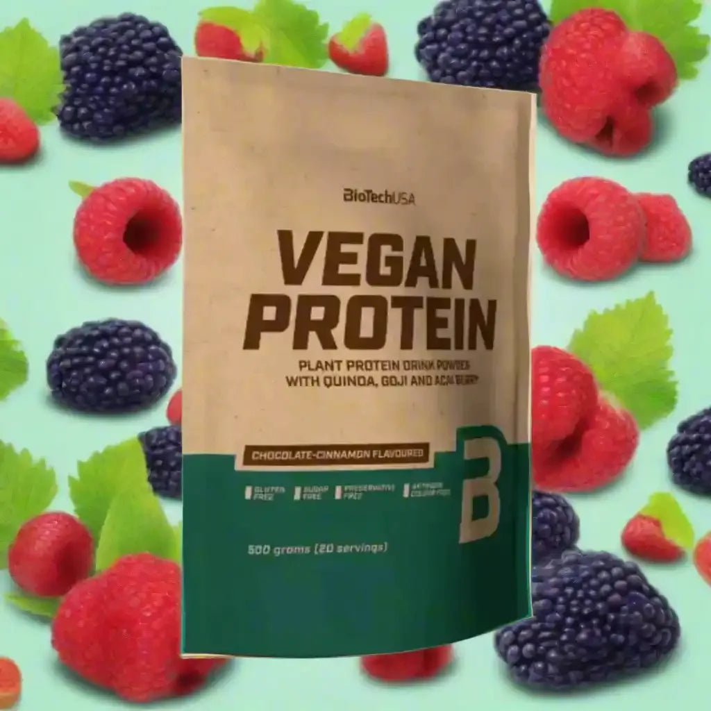 BioTech USA Vegan Protein Pulver 500g - Supplement Support