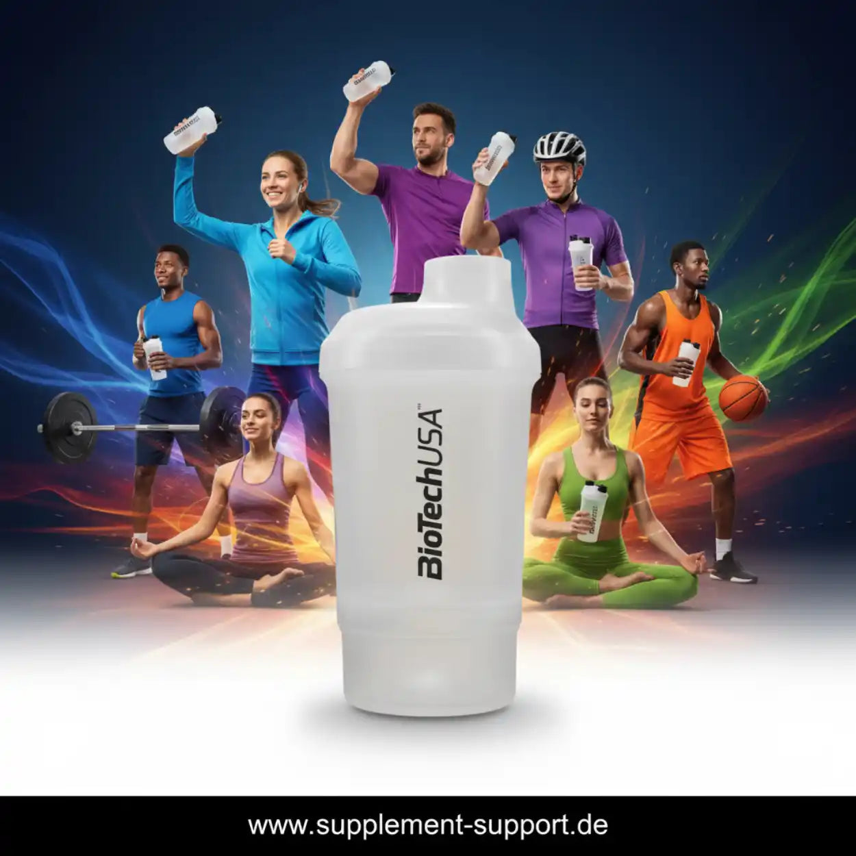 BioTech USA Wave - Nano Shaker / 300 ml + 150 ml