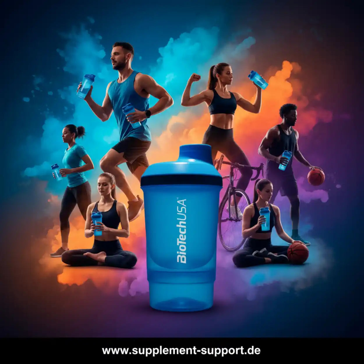BioTech USA Wave - Nano Shaker / 300 ml + 150 ml