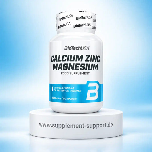 BioTechUSA Calcium Zinc Magnesium – 100 Tabletten