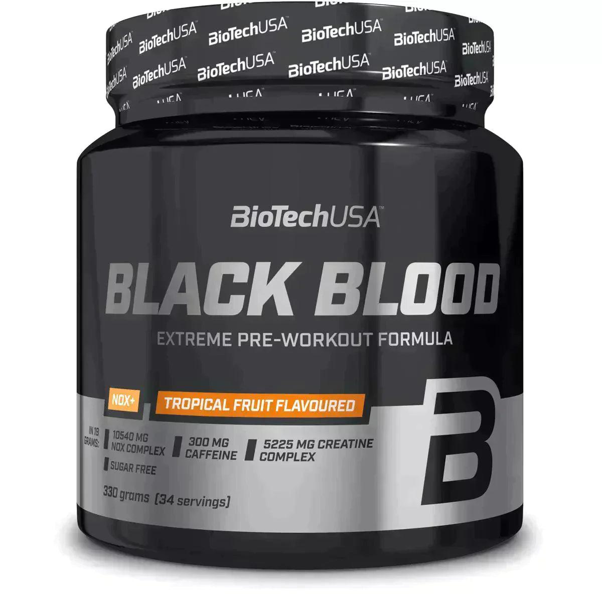 Black Blood NOX Pump Pre Workout Booster 330g - Supplement Support