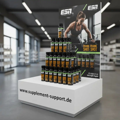 ESN Crank Shot Energy Shots im Fitnessstudio – Sportnahrung & Booster für Training & Leistung