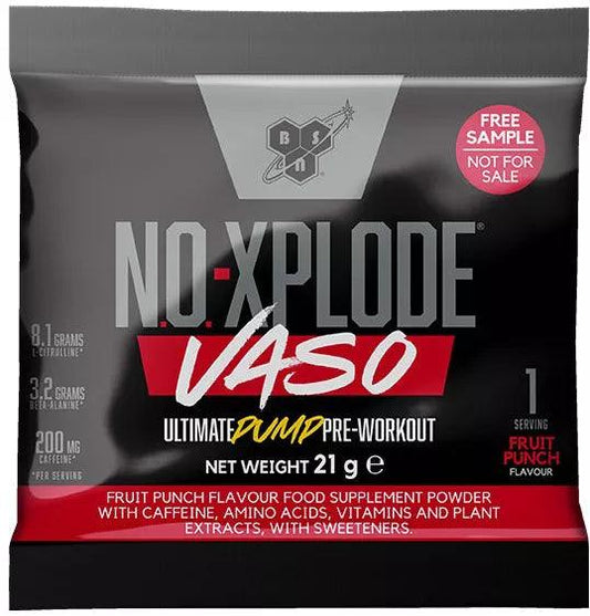 BSN NO-Xplode VASO 21g Probe MHD 12.2023 - Supplement Support