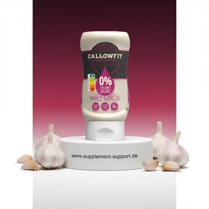 Callowfit Fancy Garlic Sauce – fett- und zuckerfrei, laktosefrei, glutenfrei, vegan, mit Knoblauch