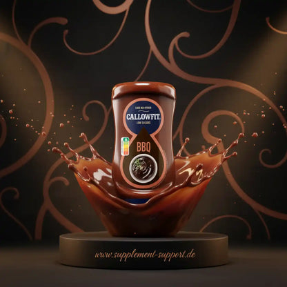 Callowfit BBQ Sauce mit niedrigem Zuckergehalt, ideal für Sportnahrung und Proteinsupplemente