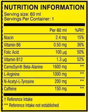 Cellucor C4 ENERGY SHOT (12 X 60ML) - Supplement Support