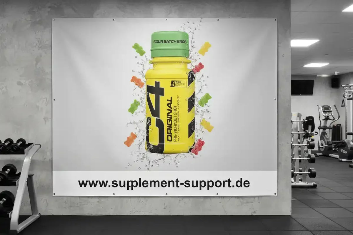 Sour Batch Bros Pre-Workout Shot in Fitnessstudio – Energie & Fokus Booster für Training