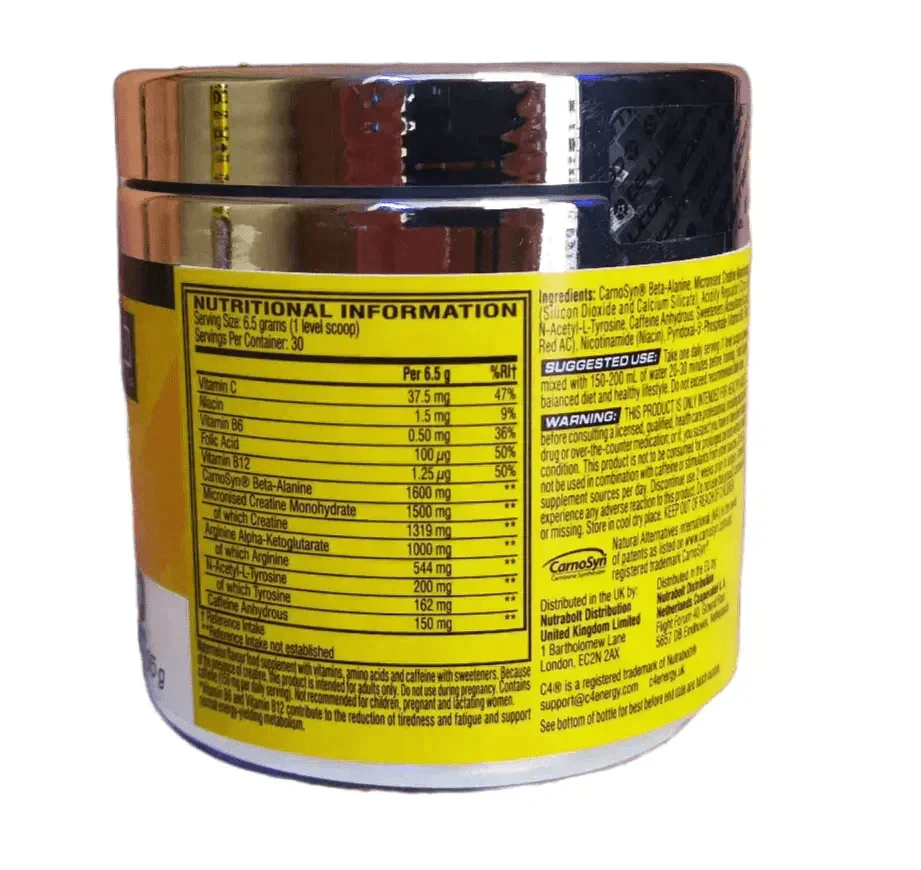 Cellucore C4 Pre Workout Booster - Supplement Support