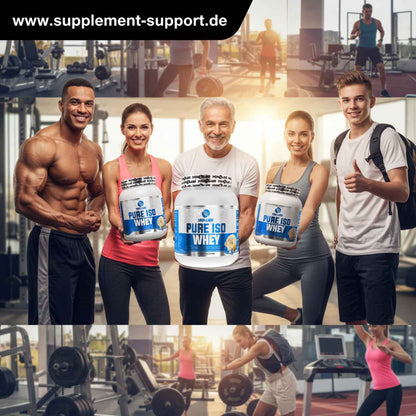 Pure ISO Whey Protein für Sportler & Fitnessbegeisterte – Hochwertige Nahrungsergänzung im Gym