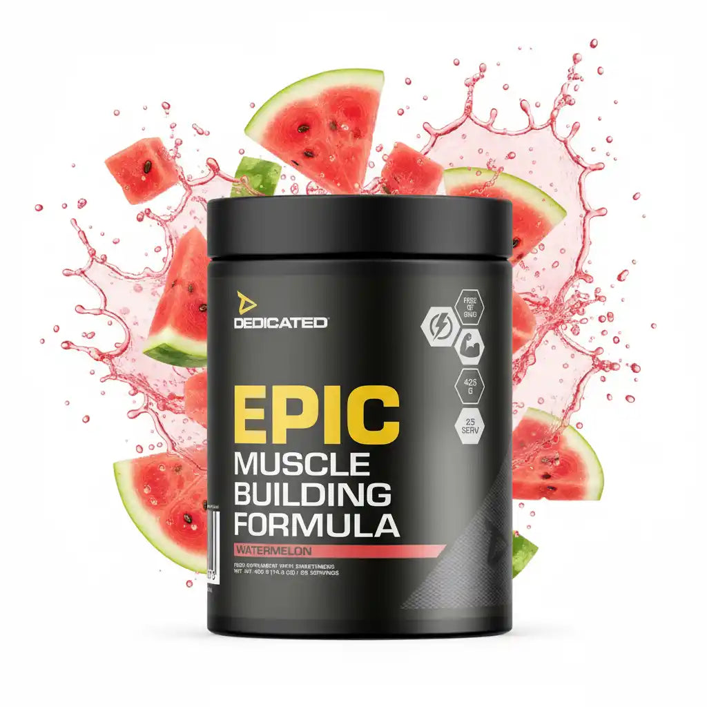 Dedicated EPIC Muscle Building Formula (425g) - Supplement Support