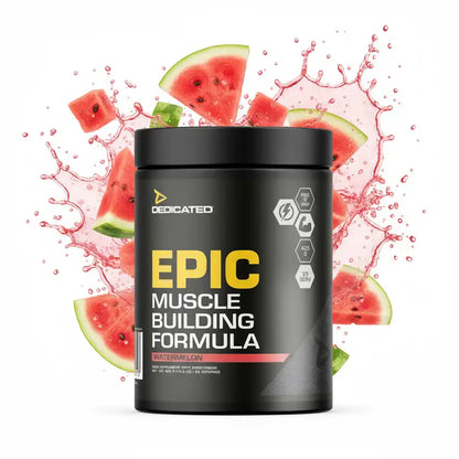 Dedicated EPIC Muscle Building Formula (425g) - Supplement Support