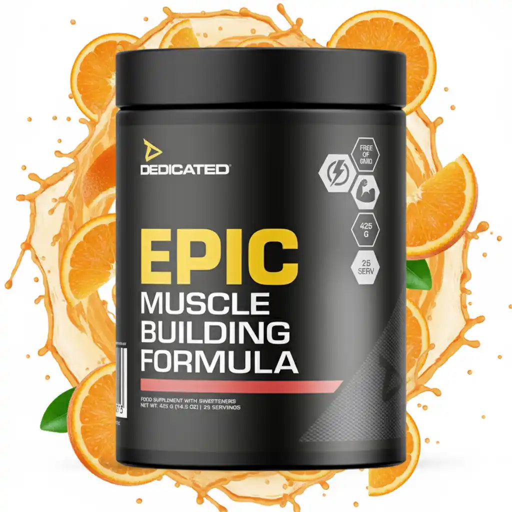 Dedicated EPIC Muscle Building Formula (425g) - Supplement Support