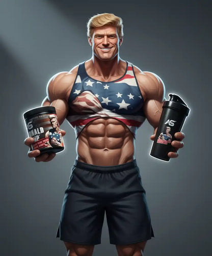 American Supps Protein Shaker Donald Pump 800ml