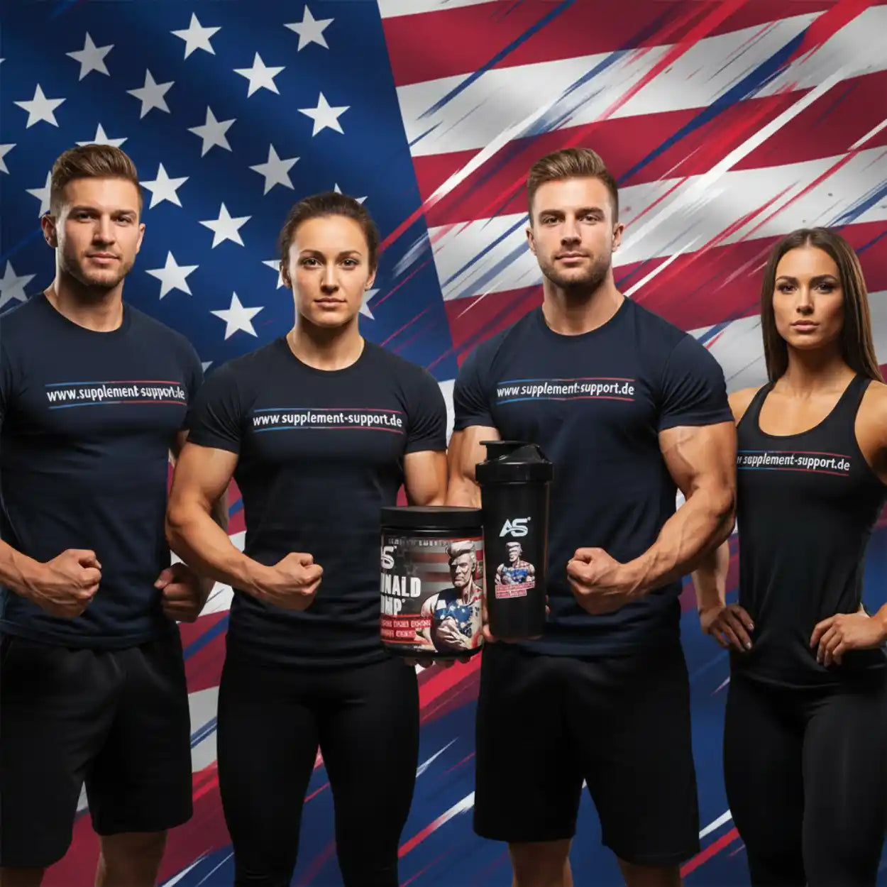 Donald Pump Booster 510g + Shaker Pack