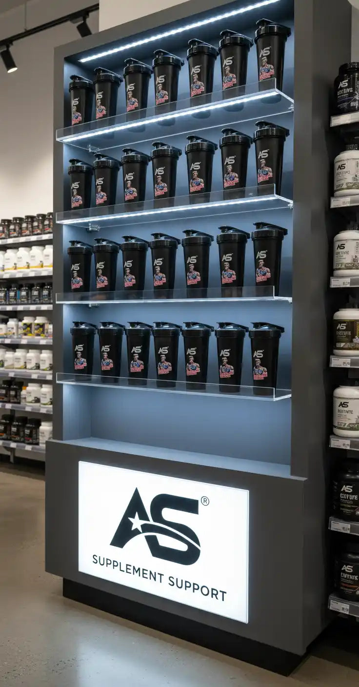 American Supps Protein Shaker Donald Pump 800ml