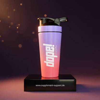 Dope! Sunset Edition Shaker für Protein und Sportnahrung, ideal für Fitness und Training