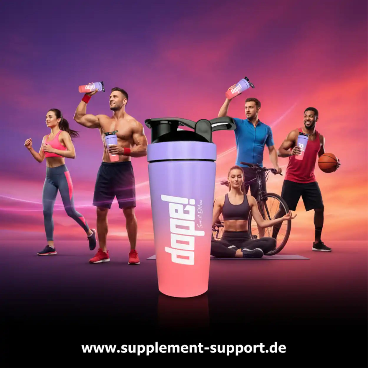 Dope! Shaker für Protein & Nahrungsergänzungsmittel – ideal für Sportler und Fitness-Enthusiasten