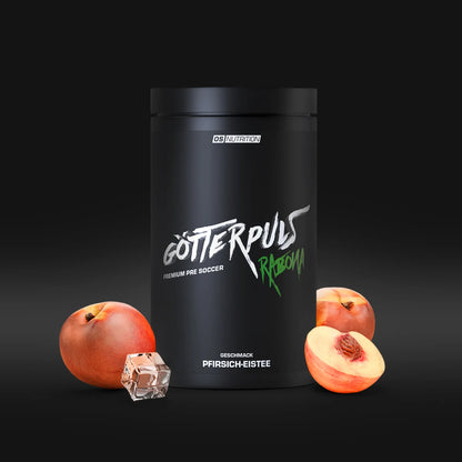 Götterpuls® Rabona - Premium Pre Soccer 600g / Fußballer Booster