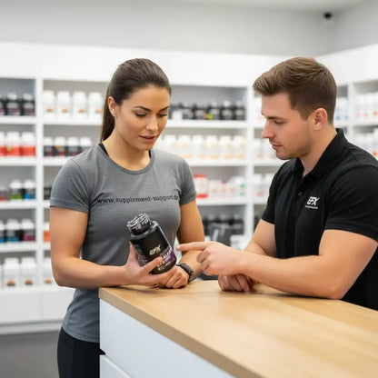 Beratung zu Proteinpulver und Sportnahrung im Supplement-Shop