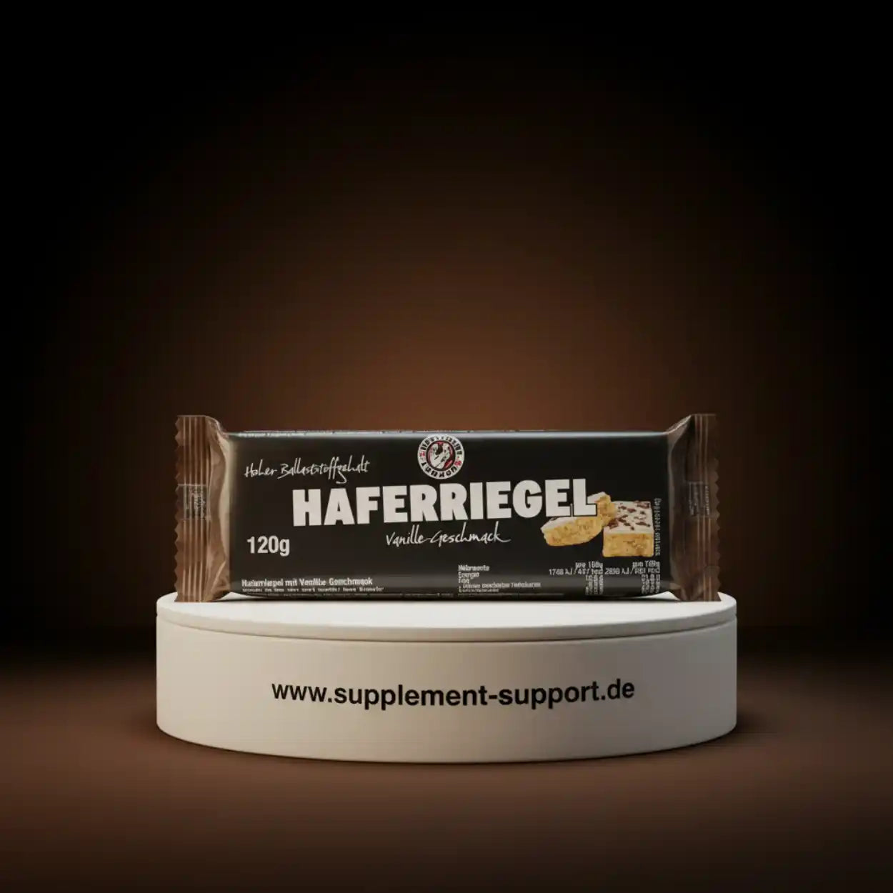 Haferriegel Vanille Geschmack, 120g – Hochwertige Nahrungsergänzung mit Ballaststoffen