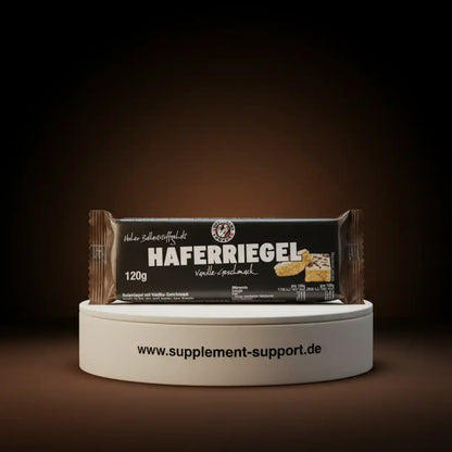 Haferriegel Vanille Geschmack, 120g – Hochwertige Nahrungsergänzung mit Ballaststoffen