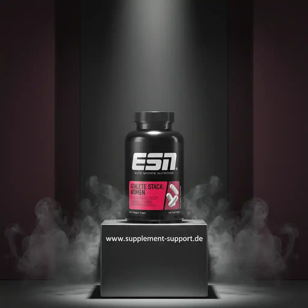 ESN Athlete Stack Women – Nahrungsergänzung für Sportlerinnen, Veggie Caps, Protein & Vitamine