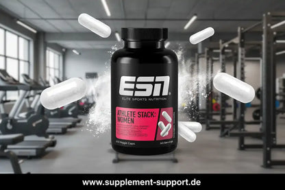 ESN Athlete Stack Women – Nahrungsergänzungsmittel für Sportlerinnen mit Vitaminen & Mineralien im Fitnessstudio