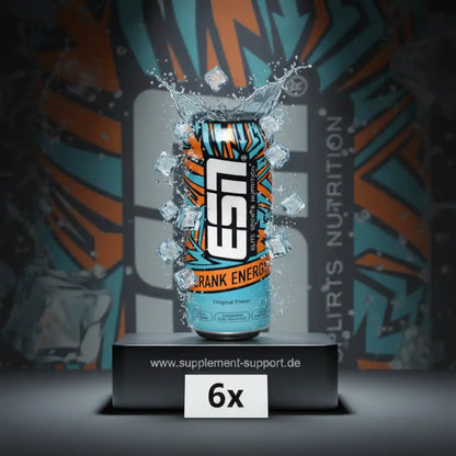 ESN Crank Energy Drink, 6 x 500ml including deposit
