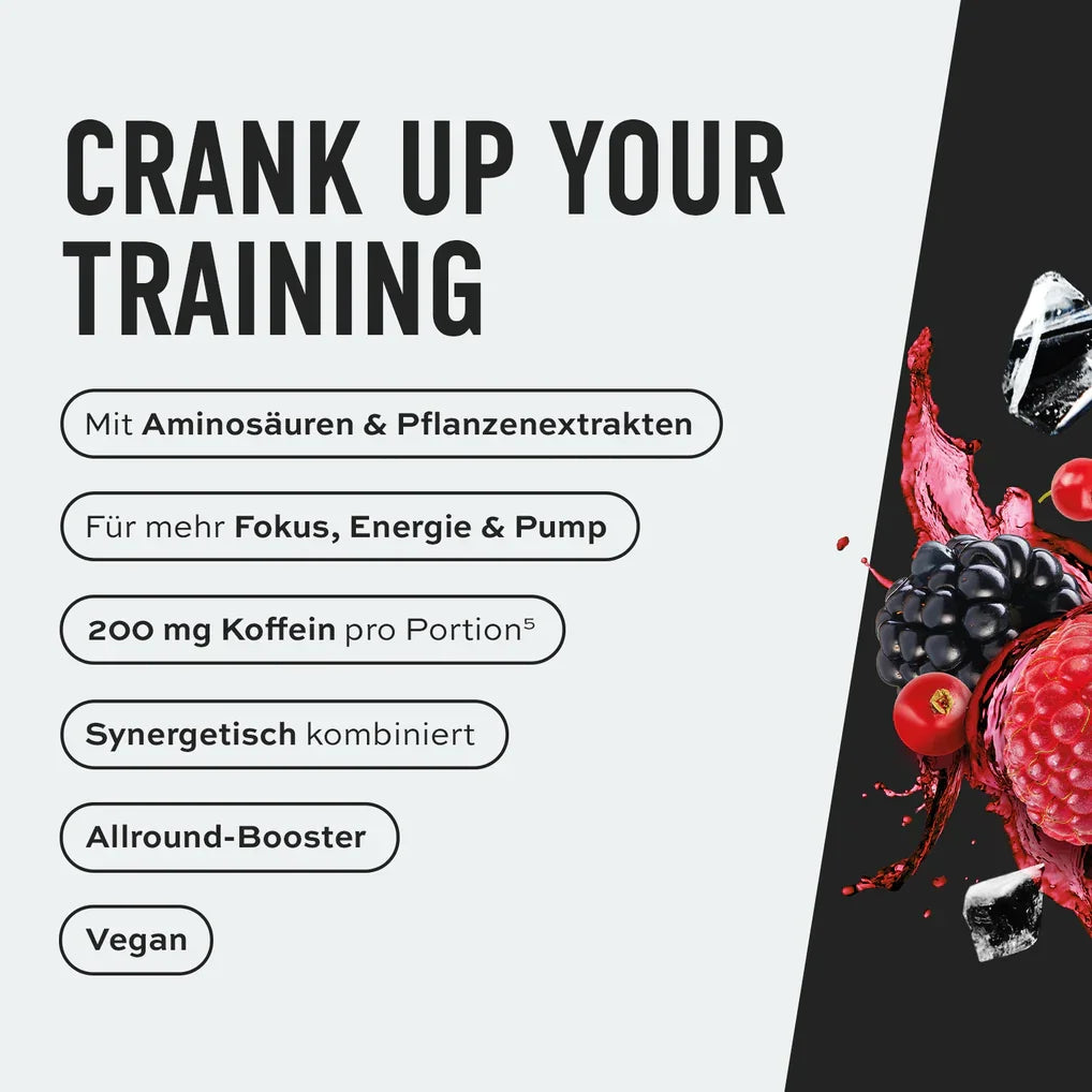 ESN CRANK PRE Workout Booster 380g - Supplement Support