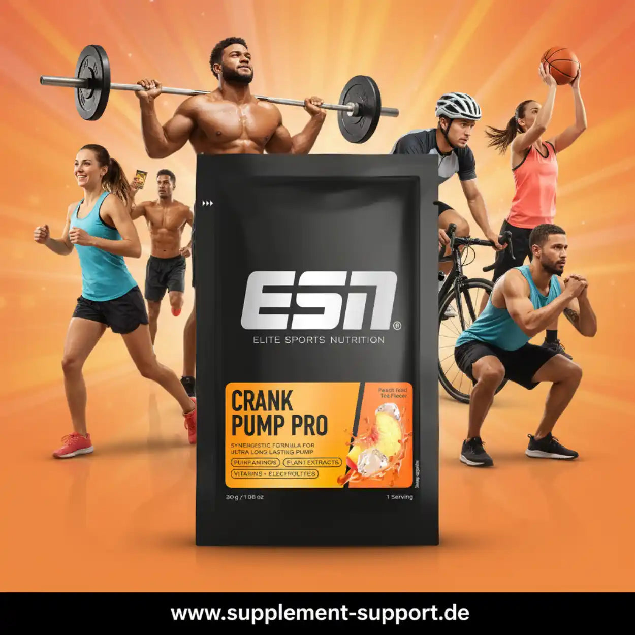 ESN CRANK PUMP PRO PRE Workout Booster Sample 30g