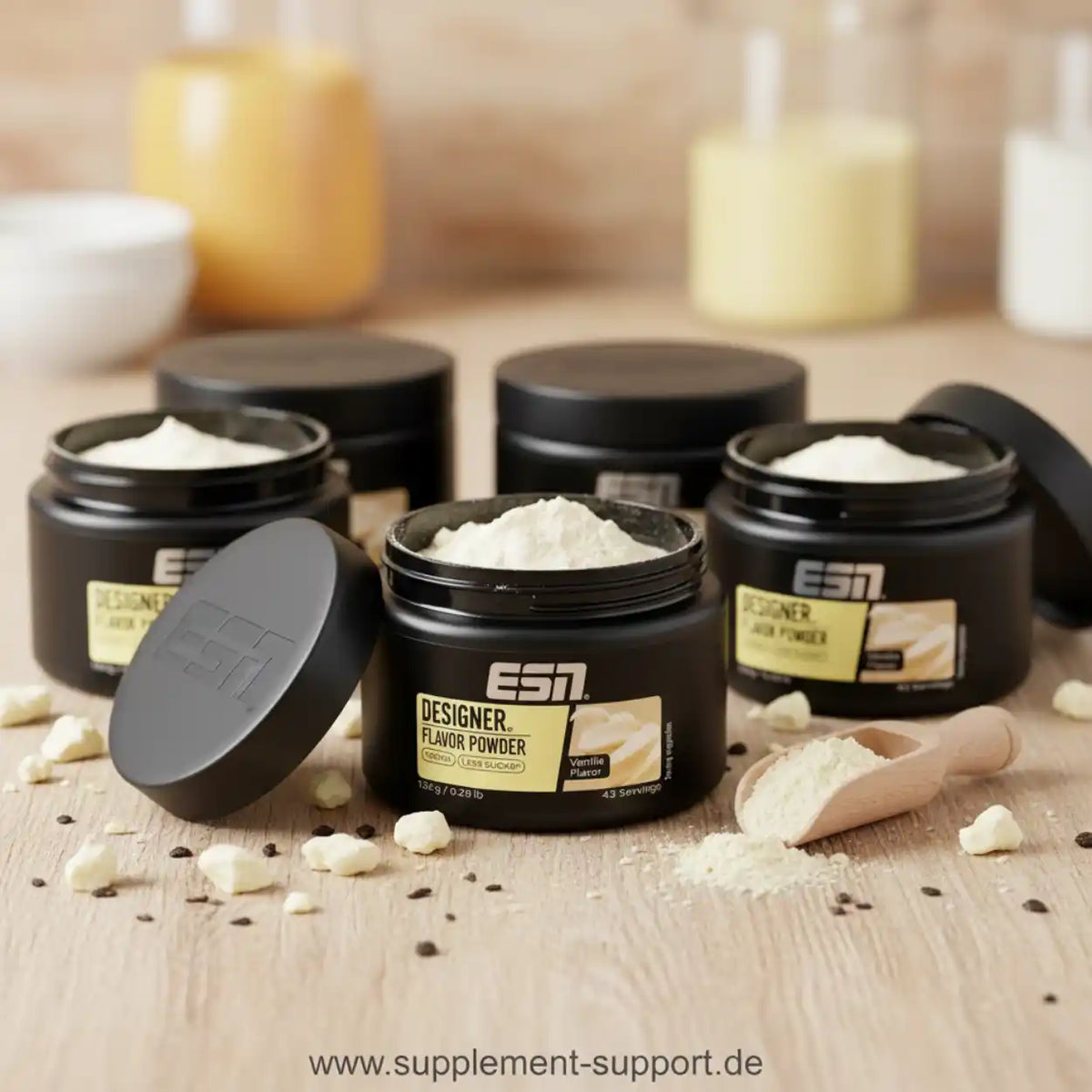 ESN Designer Flavor Powder Vanille – Protein-Booster für Smoothies & Shakes, Nahrungsergänzungsmittel
