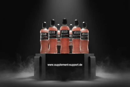 ESN Hydro Energy Trinkflaschen mit rosa Getränk, ideal für Sport und Fitness
