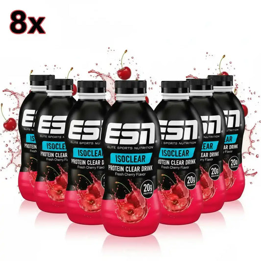 ESN ISOCLEAR Protein Clear Drink, 8 x 500 ml inkl. Pfand - Supplement Support