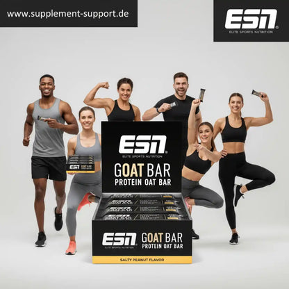 ESN Goat Bar Protein Oat Bar Salty Peanut – Fitness-Enthusiasten mit ESN Proteinriegeln