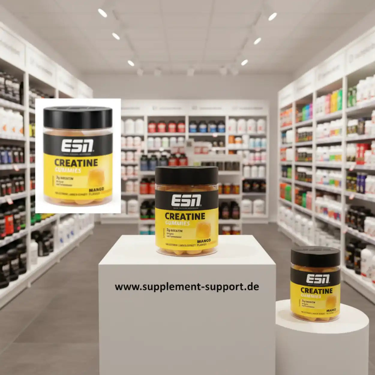 ESN Creatine Gummies Mango – Nahrungsergänzungsmittel im Supplement-Shop